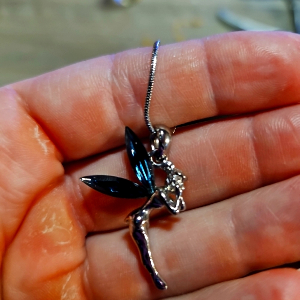 Swarovski Silver tinkerbell Pendant Necklace